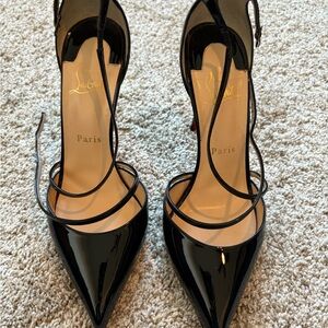 Christian Louboutin Glossy Black Stiletto Heels